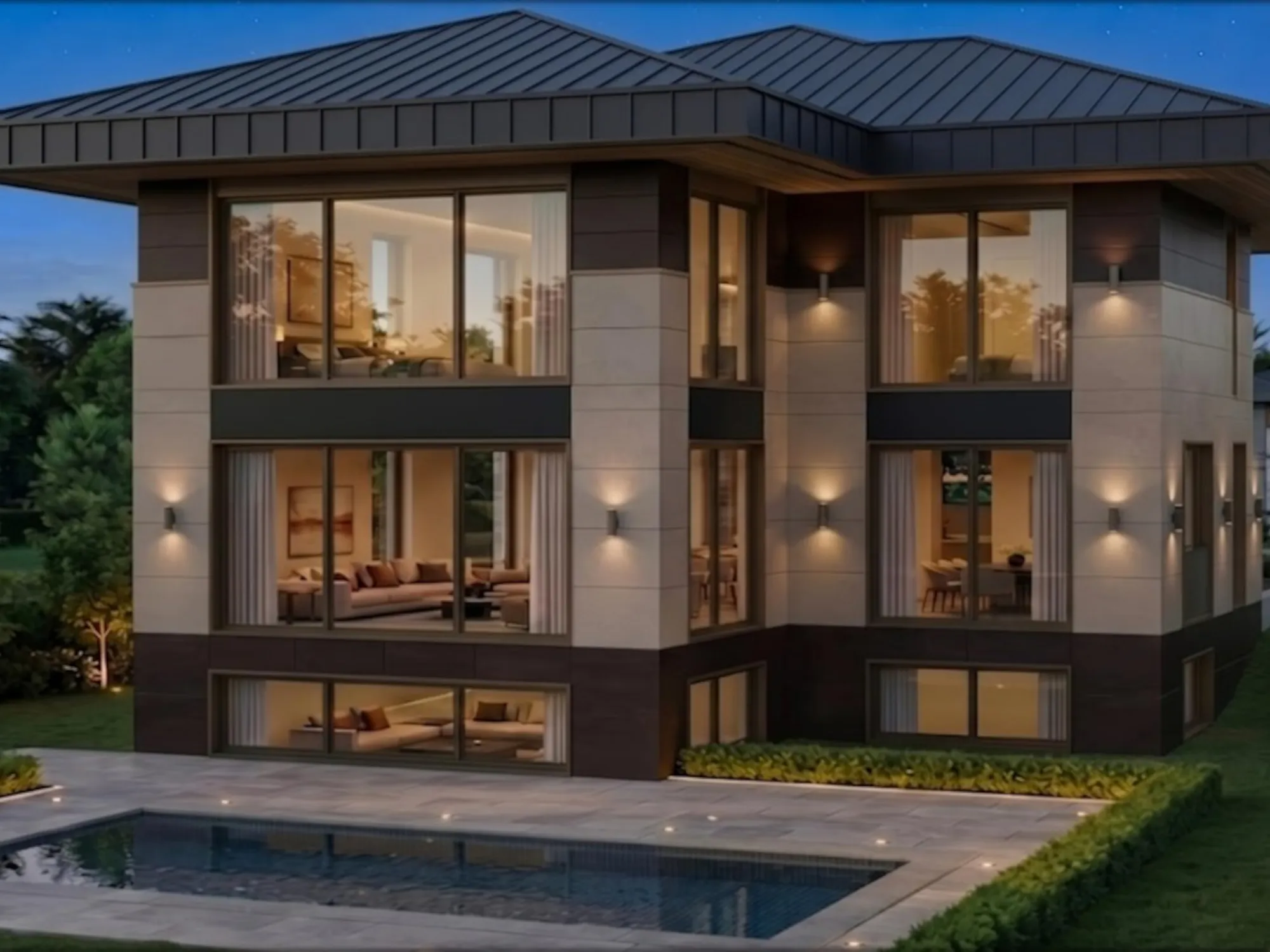 Safir Riva Evleri villa dış cephe görseli