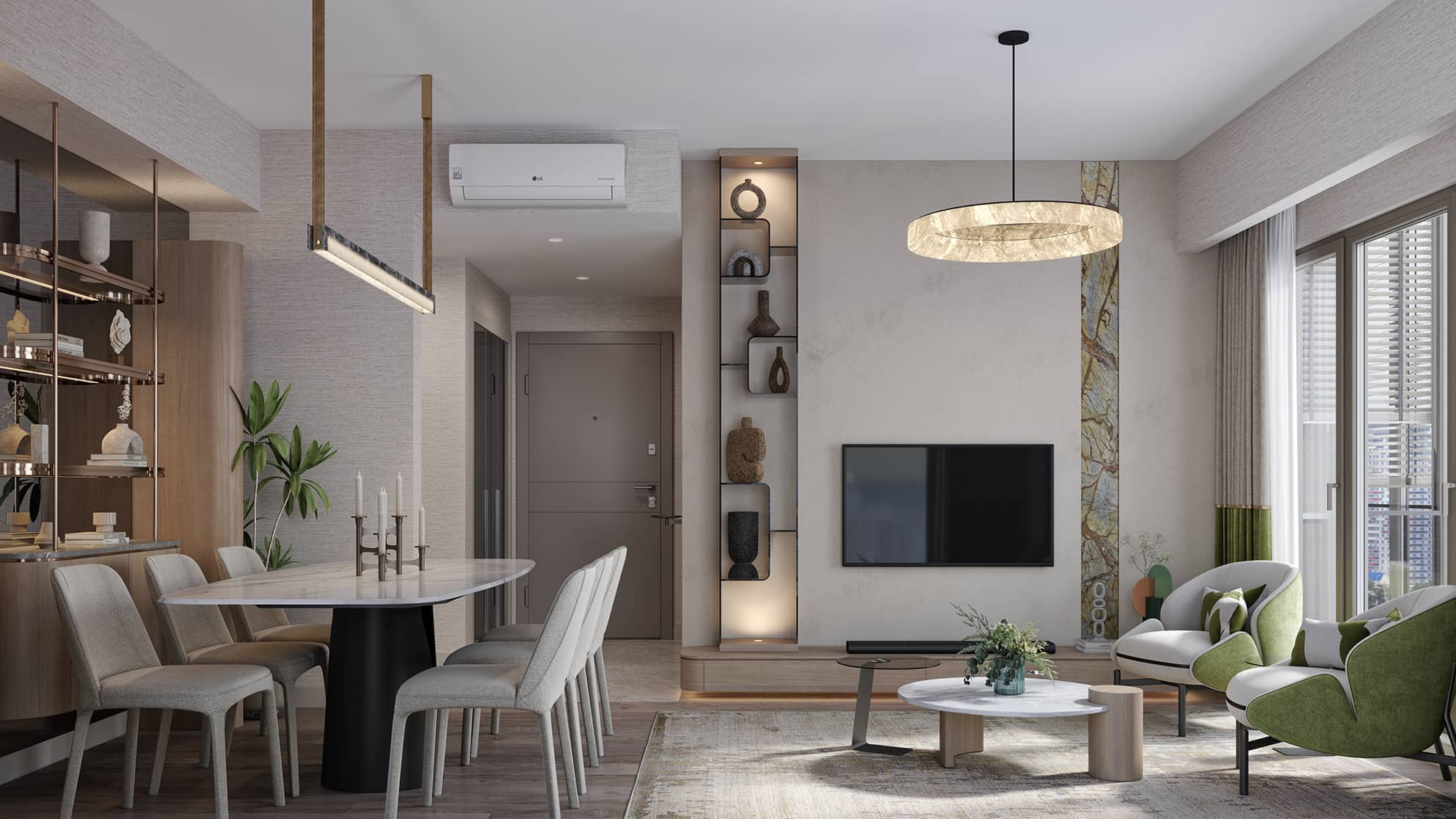 Salon ve Yemek Alanı