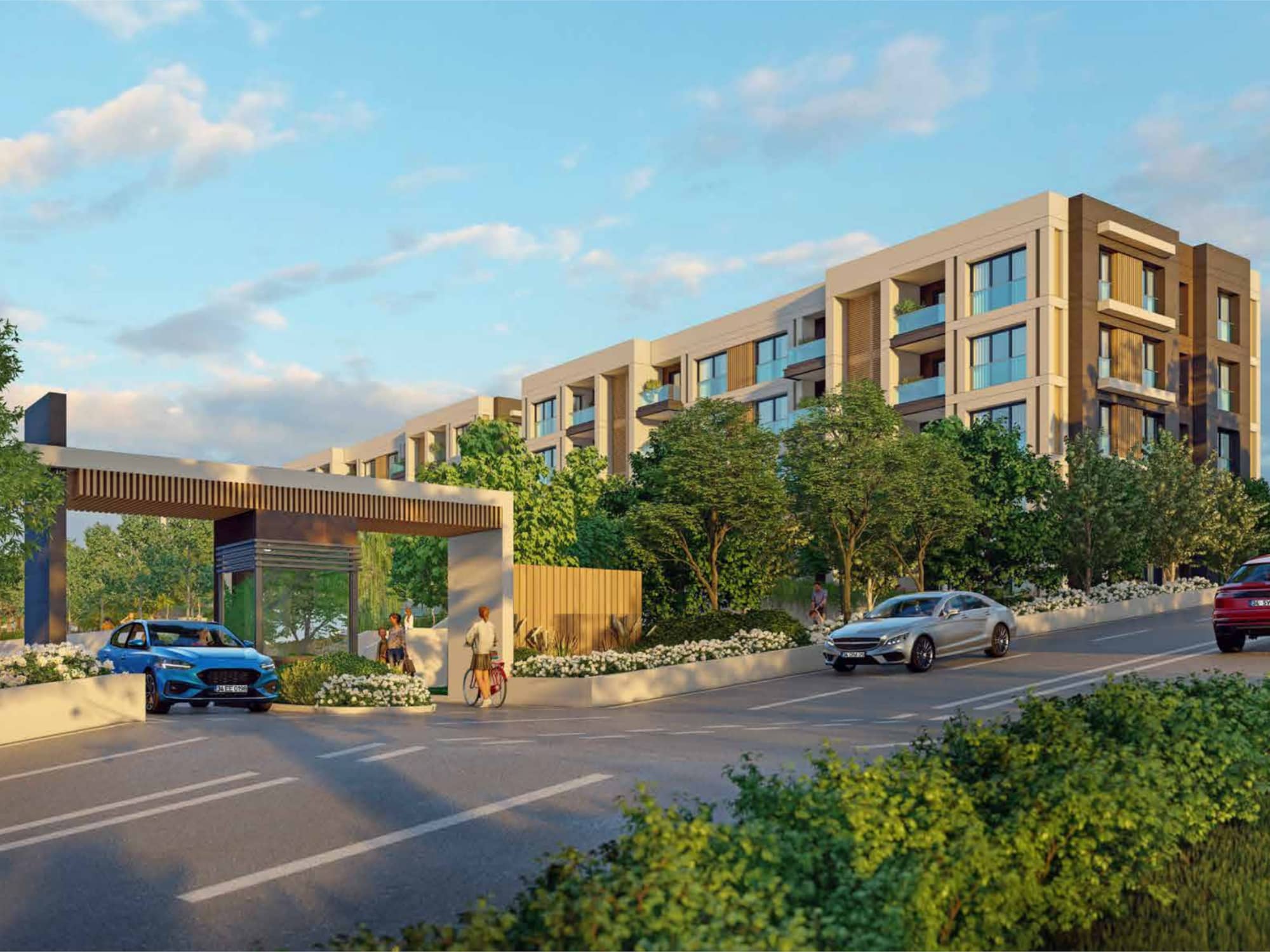 Güvenlikli Giriş ve Otopark