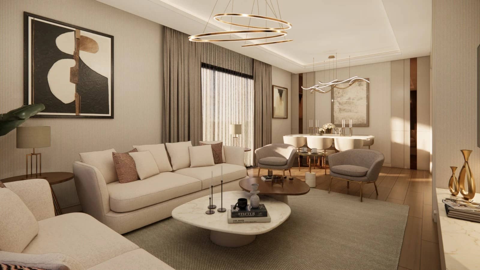Salon ve Yemek Alanı