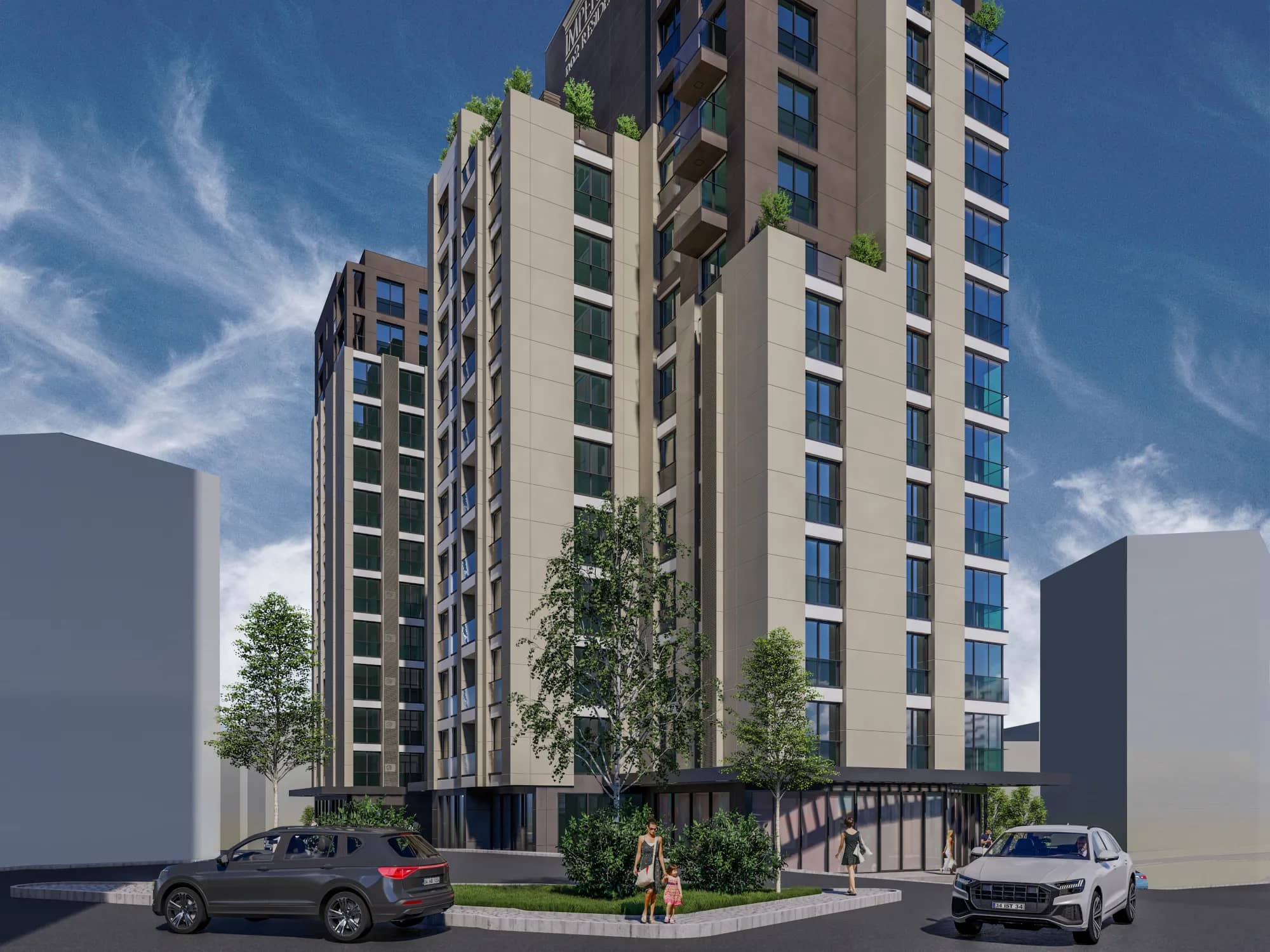Imperium No2 Residence dış cephe, gündüz