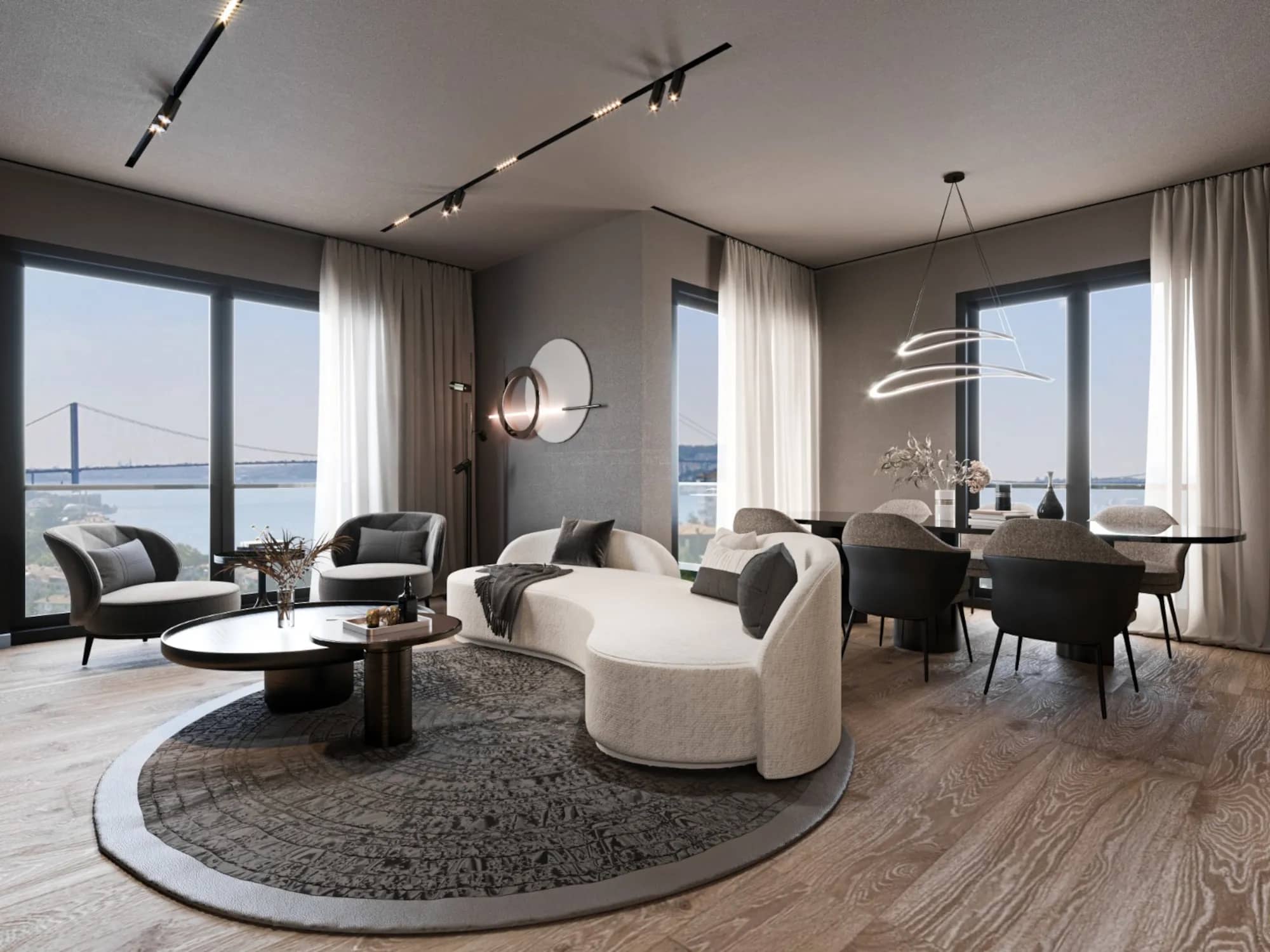 Salon - Boğaz Manzaralı